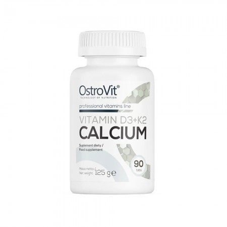 OstroVit Vitamin D3 K2 Calcium 90 viên