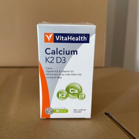 Vitaheath Calcium D3 K2 30 viên