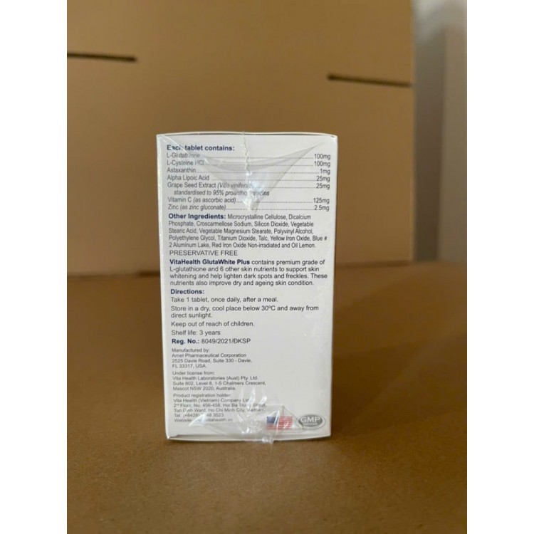 VitaHeath Glutawhite Plus 30 viên