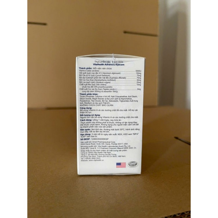 Vitaheath Advanced Eyecare 30 viên