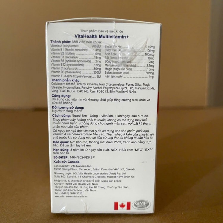 Vitaheath Multivitamin 30 viên