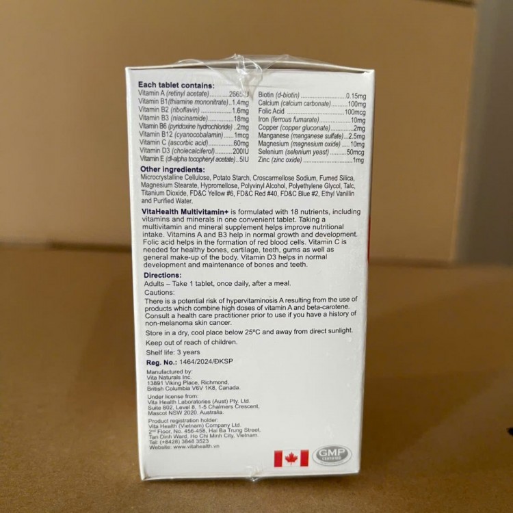 Vitaheath Multivitamin 30 viên