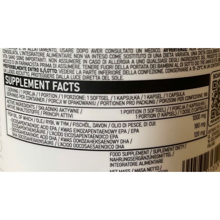 Ostrovit Omega 3 (180 viên)