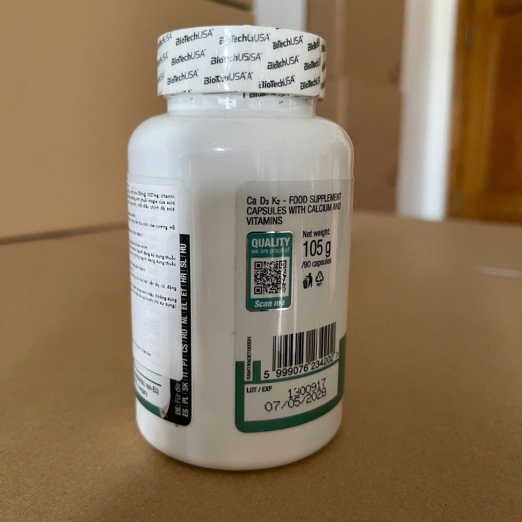 Ca D3K2 (90 viên) - BiotechUSA