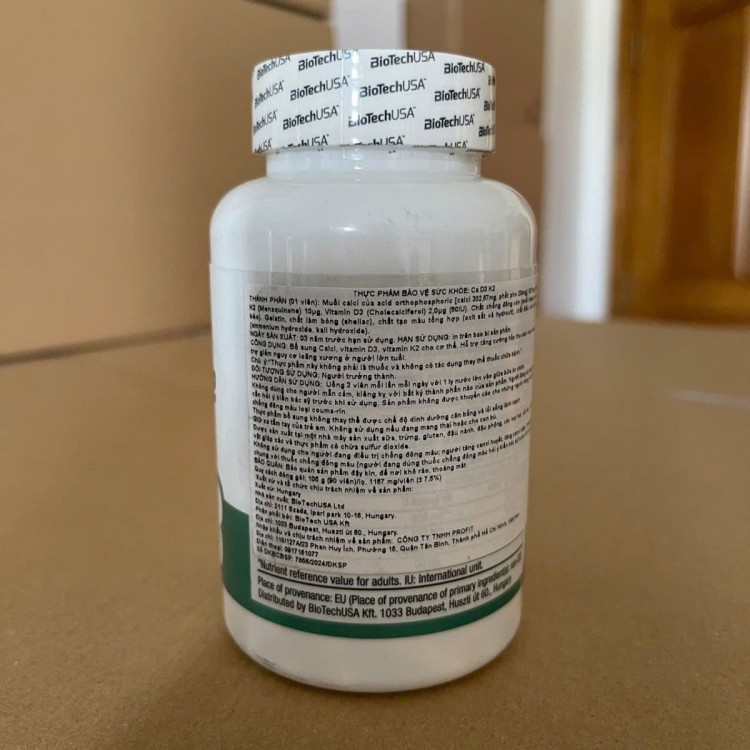 Ca D3K2 (90 viên) - BiotechUSA