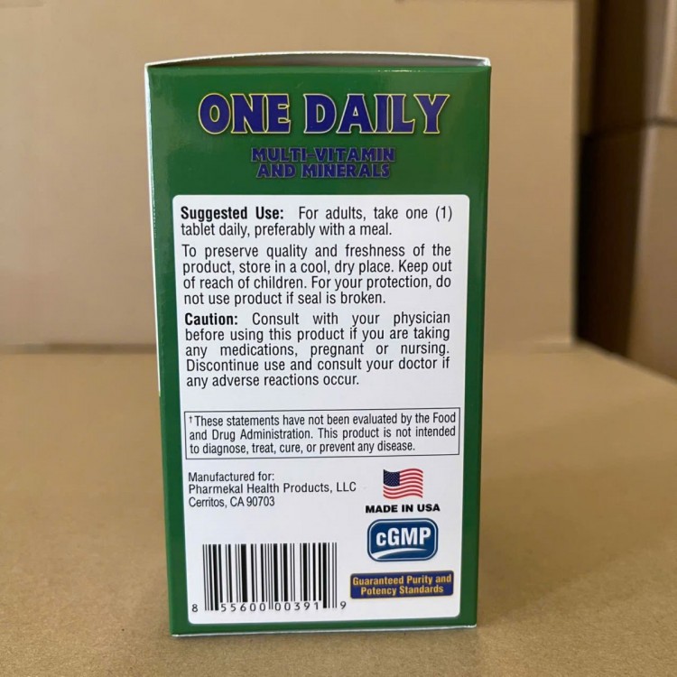 Pharmekal One Daily Multivitamin (60 viên)Pharmekal One Daily Multivitamin (60 viên)