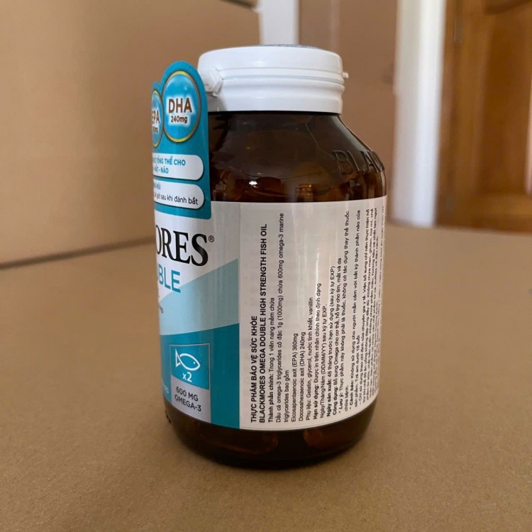 Blackmores Omega Double High Strength Fish Oil 90 viên