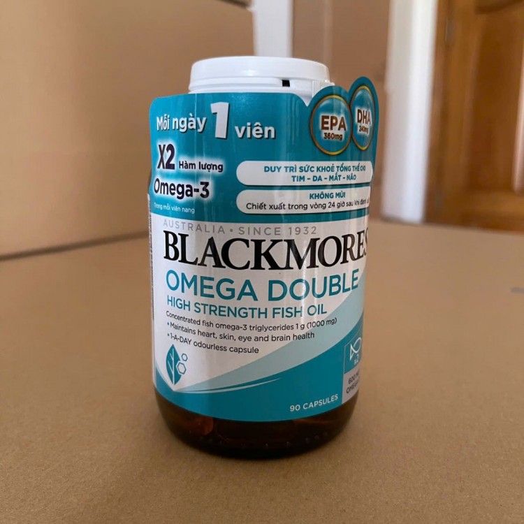 Blackmores Omega Double High Strength Fish Oil 90 viên