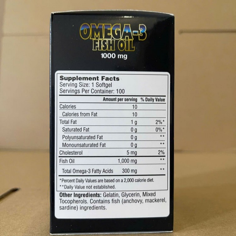 Pharmekal Omega-3 Fish Oil 1000mg (100v)