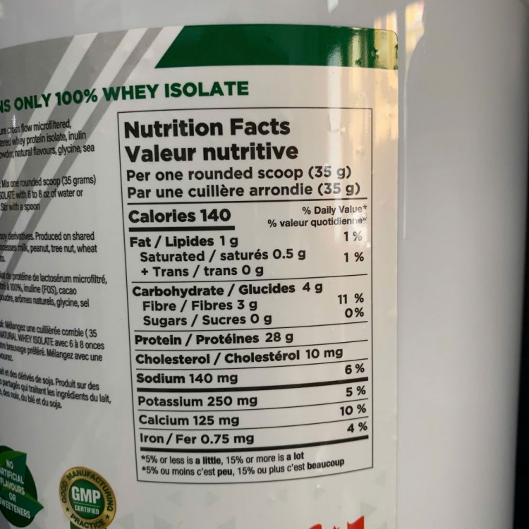 Power Whey Natural Isolate 1,8Kg