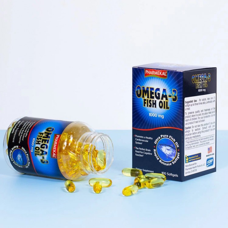 Pharmekal Omega-3 Fish Oil 1000mg (100v)